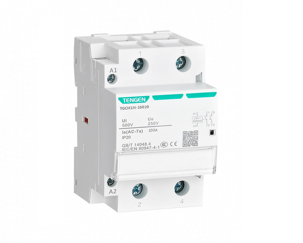 Контактор мод. TGCH1N-6320 2NO 63А 230В TENGEN