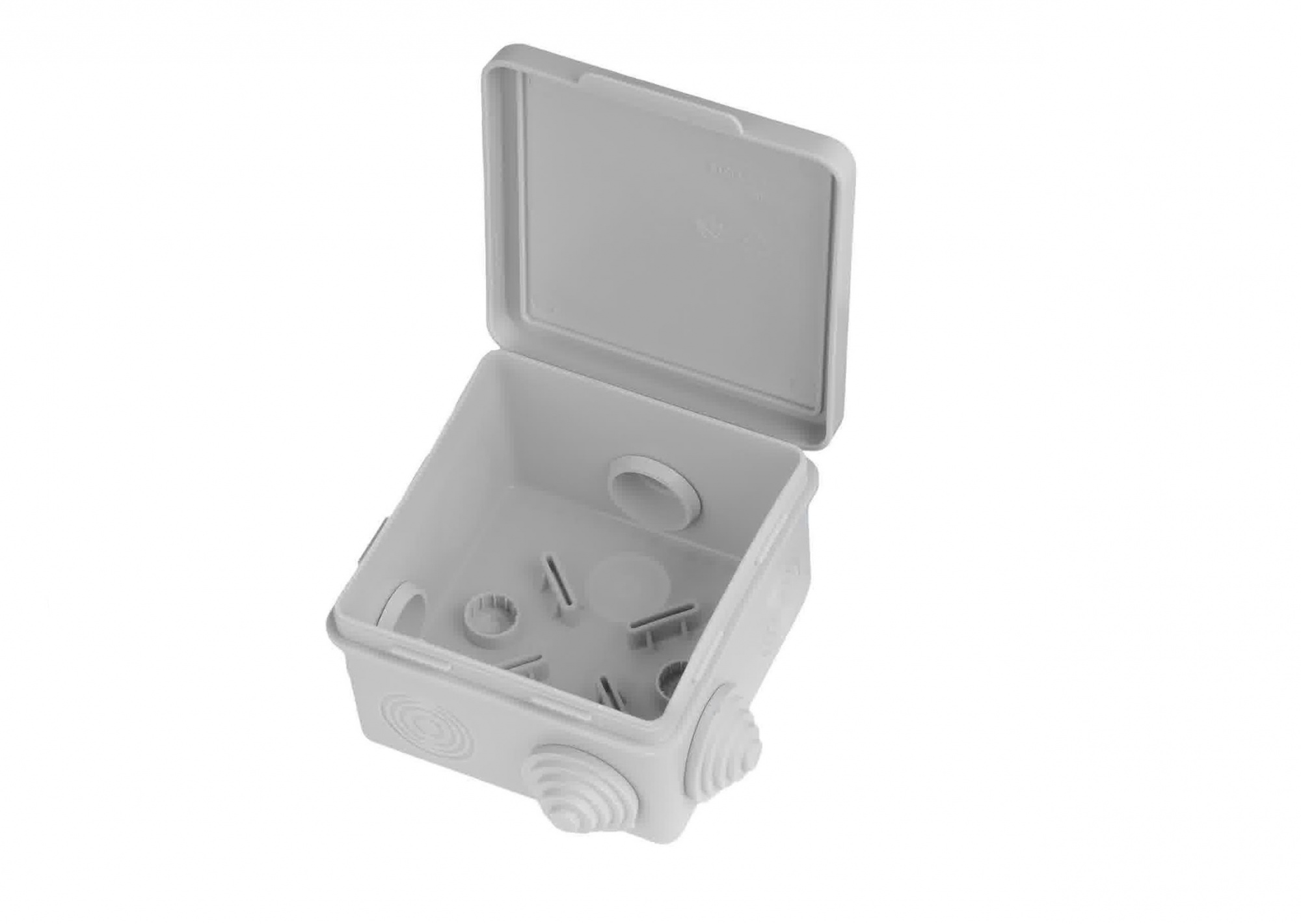 Коробка распред. 80х80х50 IP54 серая (прям. монтаж)